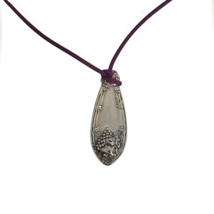 Antique Spoon Necklace 1881 Rogers Bros “LaVigne” Silverplate Jewelry